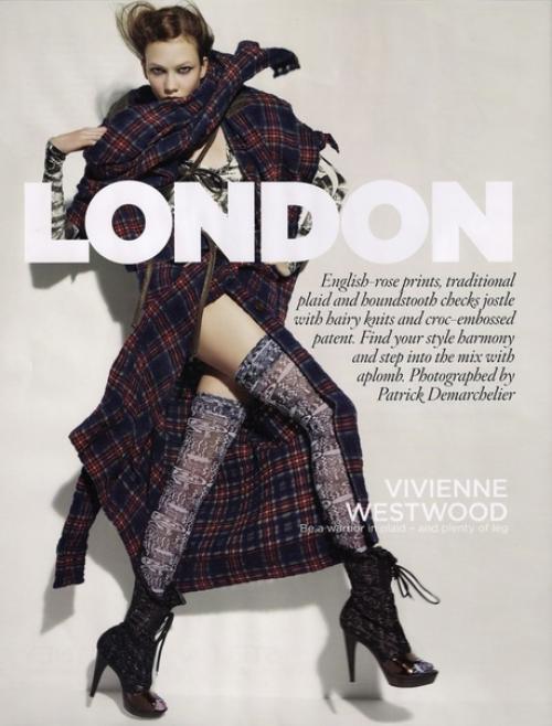 Лондон. Британский Vogue, август 2009 года. 01