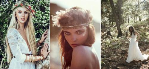 Стиль бохо прекрасно подойдет для осенней свадьбы. 02