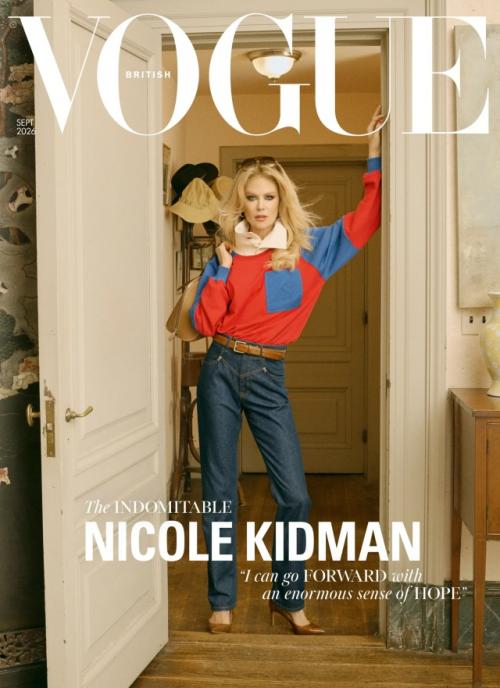 Николь кидман для сентябрьского выпуска британского Vogue.

