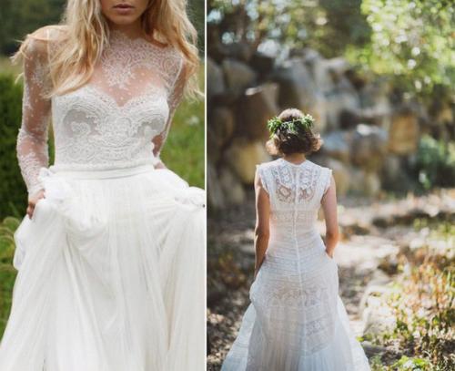 Стиль бохо прекрасно подойдет для осенней свадьбы. 06