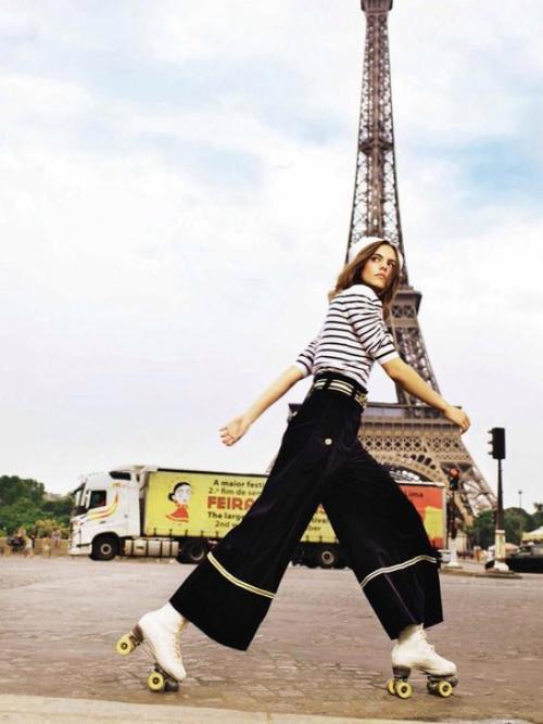 Chic On Wheels: Коринна ингенлеф в фотосессии Наоми йенг для Glamour Spain September 2016. 01