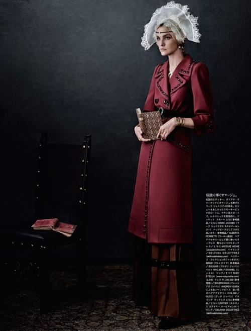 Caroline's Symphony: Кэролайн трентини в фотосессии Джампаоло сгура для Vogue Japan October 2015. 01