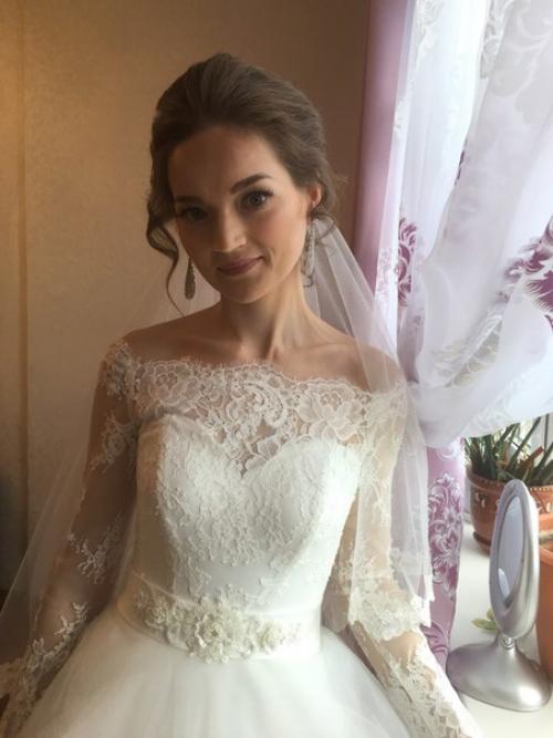 Прическа и макияж для стильной невесты. 02