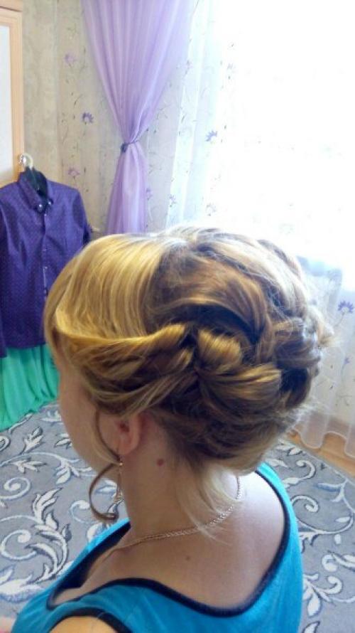 Делаю прически свадебные, вечерние, с элементами плетения, детские, косы! 06