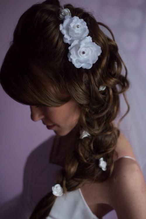 Современные и модные свадебные, вечерние прически и макияж любой сложности. 01