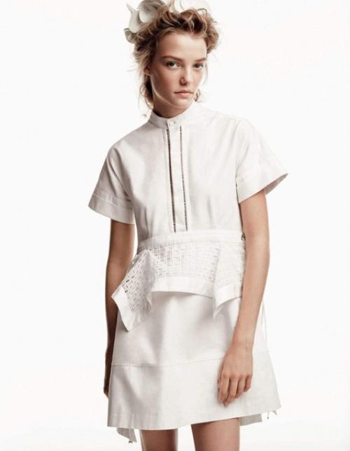 Heaven Sent: рус абельс в фотосессии Виктора демаршелье для Vogue Japan February 2016. 05