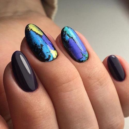 Как сделать маникюр фольгой в домашних условиях. 01