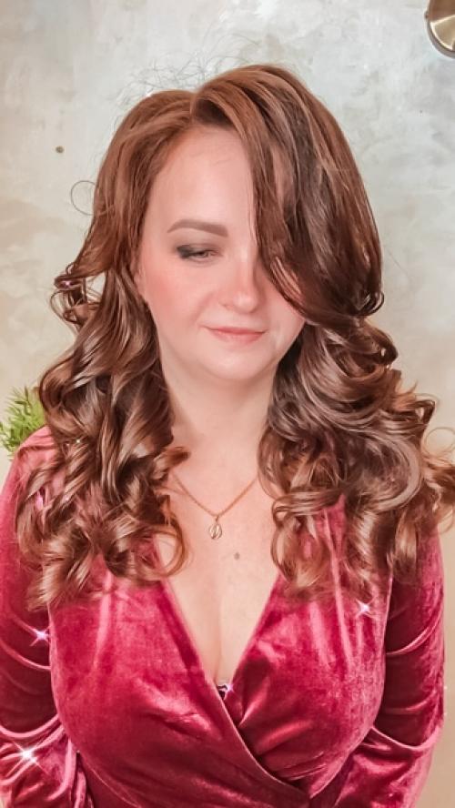 Локоны.  Объёмные локоны;. 03