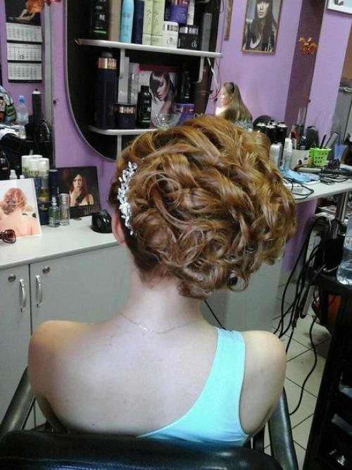 Свадебные и вечерние прически, укладки, макияж. 01