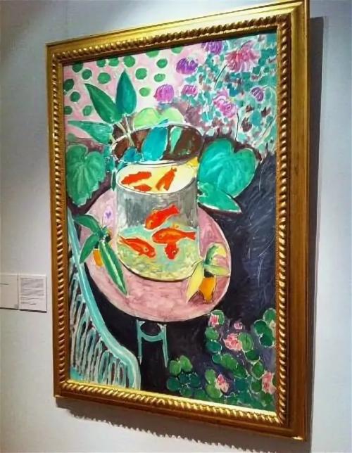 Интерпретация картины анри Матисса Золотые Рыбки в современном женском образе. 01