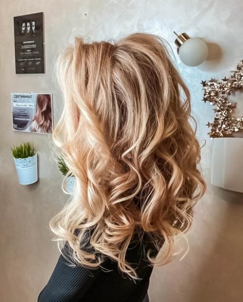 Локоны.  Объёмные локоны;. 01