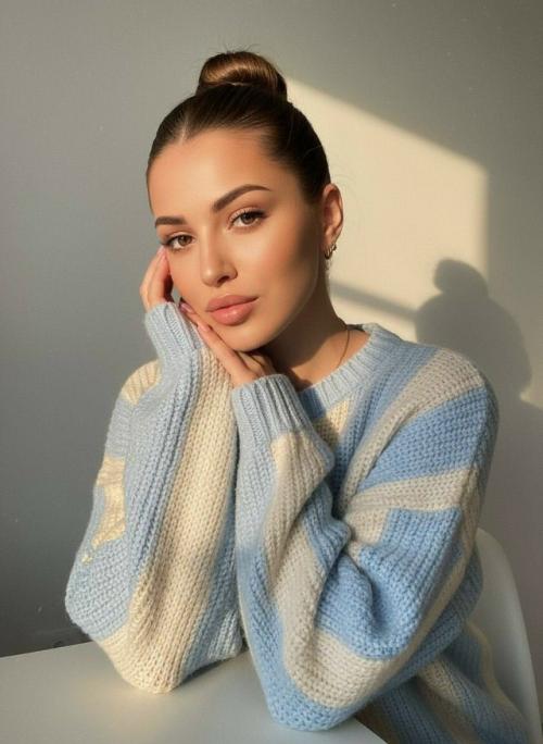 Фотореалистичный и эстетичный портрет в стиле Lifestyle создай.  