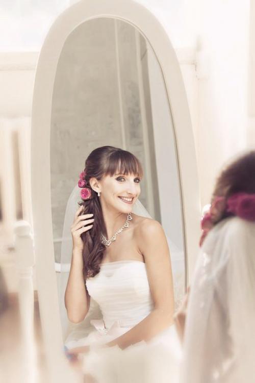 Свадебный, вечерний макияж, а также свадебные, вечерние прически. 04