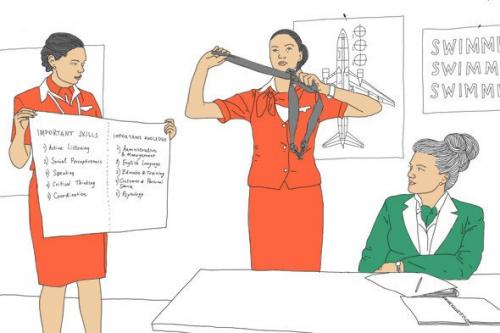 Как всё устроено: работа стюардессы. 02 Как всё устроено: работа стюардессы. 02