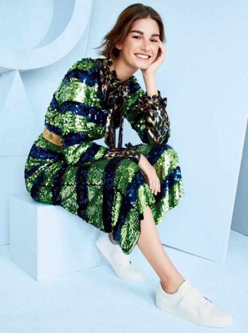 Make a Statement: Офели гиллерман в фотосессии Патрика демаршелье для Glamour US November 2015. 01