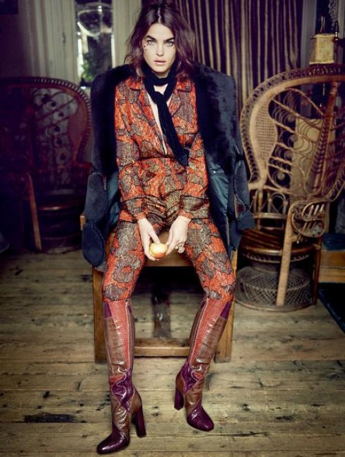 Dreaming Of Stevie: бэмби норвуд - блит в фотосессии Марцина тышки для Elle UK October 2015. 03