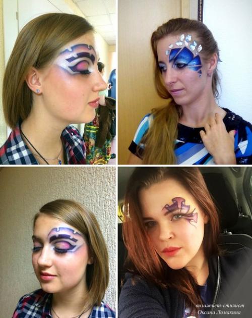 Среди жутких образов из шрамов на лице, черепов и чёрной помады? 01 Среди жутких образов из шрамов на лице, черепов и чёрной помады? 01