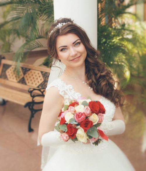 Невеста Дарья?  Макияж и прическа? 02