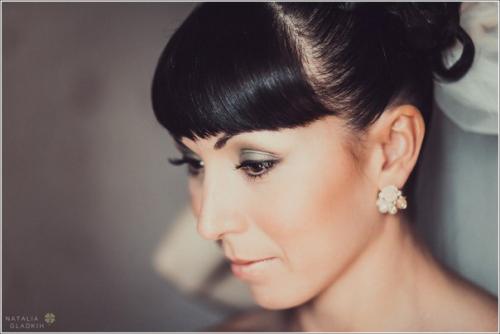 Прическа макияж маринашаталова свадебный образ. 01