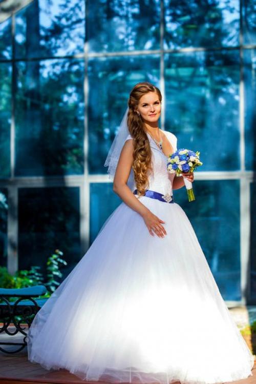 Свадебные прически - укладки - свадебный макияж. 04