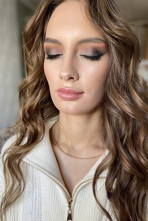 Дорогие дамы!  Вечерний образ (макияж + причёска /локоны) 2000. 09