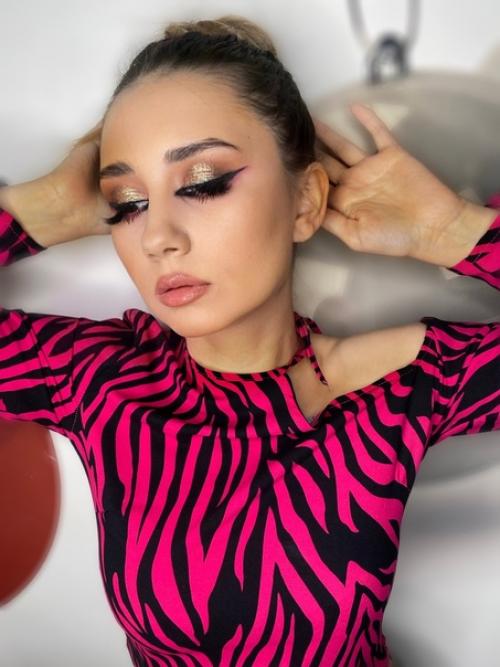 Дорогие дамы!  Вечерний образ (макияж + причёска /локоны) 2000. 02