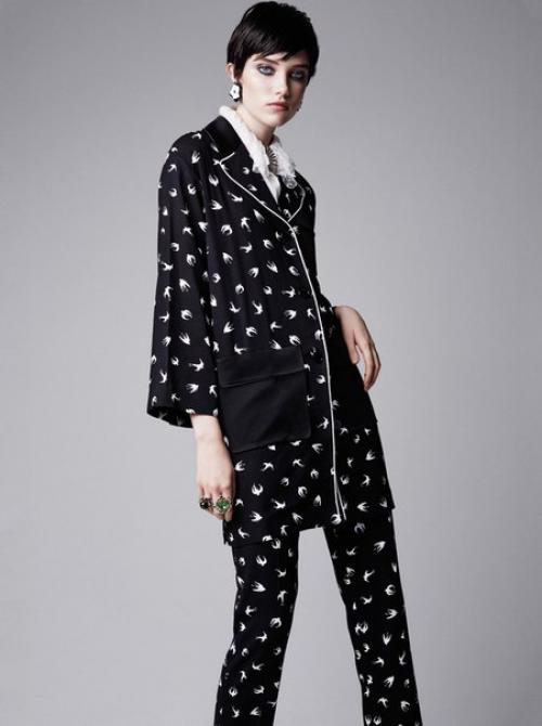 Funny Business: Грейс хартцель в фотосессии Патрика демаршелье для W Magazine March 2016. 05