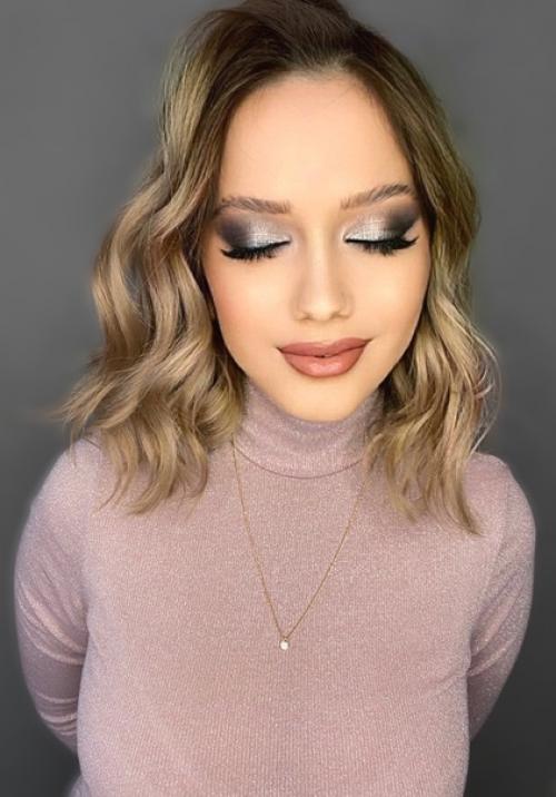 Дорогие дамы!  Вечерний образ (макияж + причёска /локоны) 2000. 05