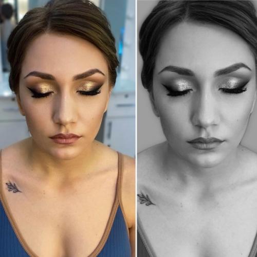 Дорогие дамы!  Вечерний образ (макияж + причёска /локоны) 2000. 06