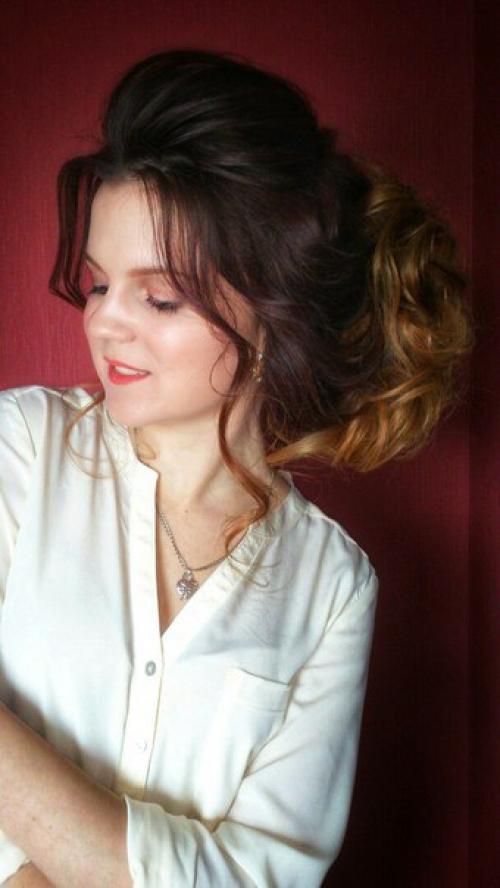 Создание образа для вашего выпускного или свадьбы (макияж и прическа. 02