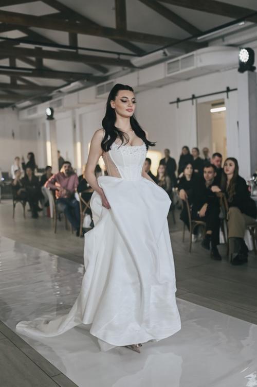 Три образа для показа свадебных платьев салона Мэри Трюффель на шоу свадебного искусстваWedding Drive. 01