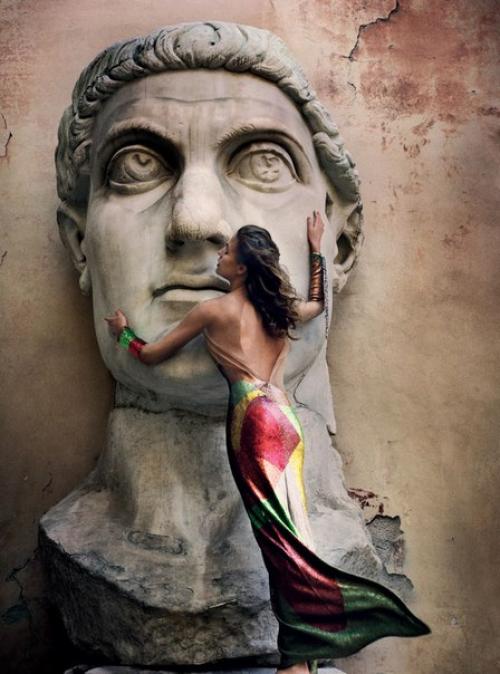 Eternal Romance: Надя Бендер в фотосессии Винсента Петерса для Harper's Bazaar UK April 2016. 07