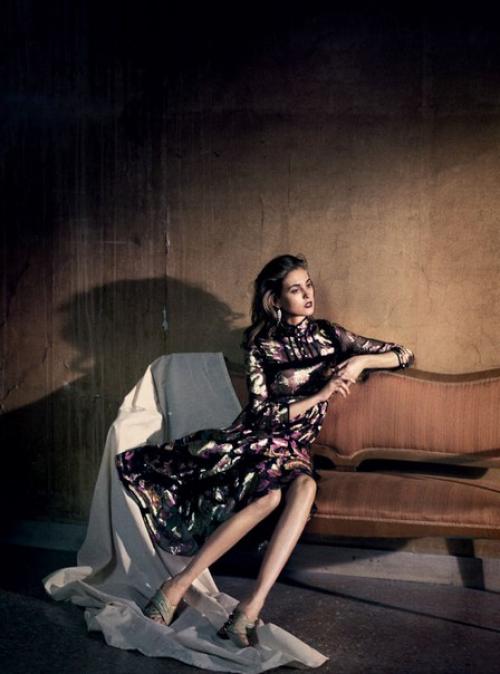 Eternal Romance: Надя Бендер в фотосессии Винсента Петерса для Harper's Bazaar UK April 2016. 03