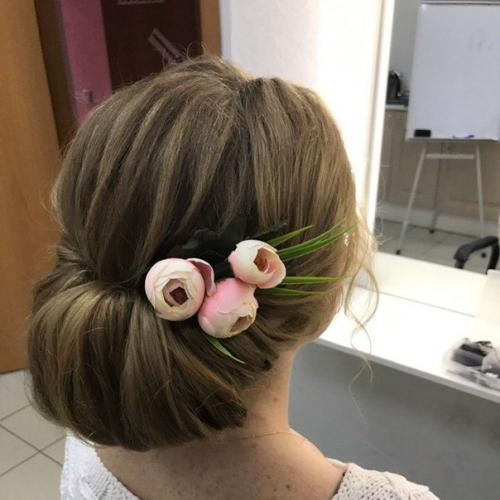 Макияж + прическа - 1000 рублей. 03