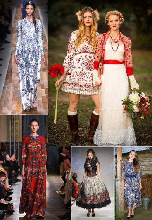 Платья в русском стиле - для яркого этнического образа. 03 Платья в русском стиле - для яркого этнического образа. 03