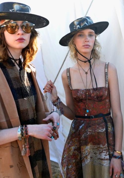 Калифорнийская романтика: бьюти - образы шоу Dior Cruise 2018. 06