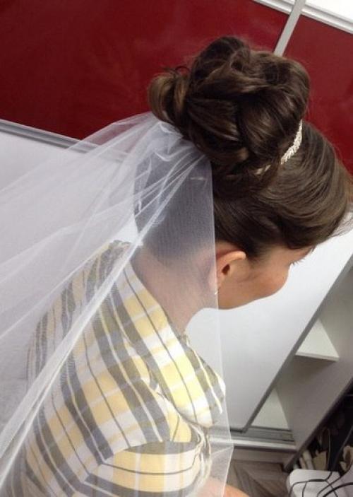 Свадебная прическа макияж от справчиковой Анастасии наши мастера творят только красоту! 01