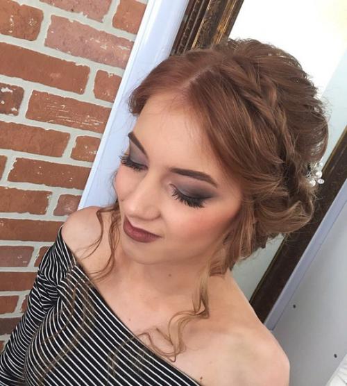 Модель - выпускница Анастасия. 03