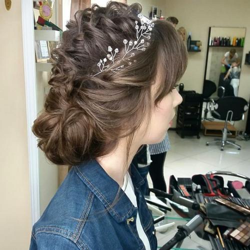 Пробный макияж и пробная прическа для невесты от свадебного стилиста Екатерины лось? 01