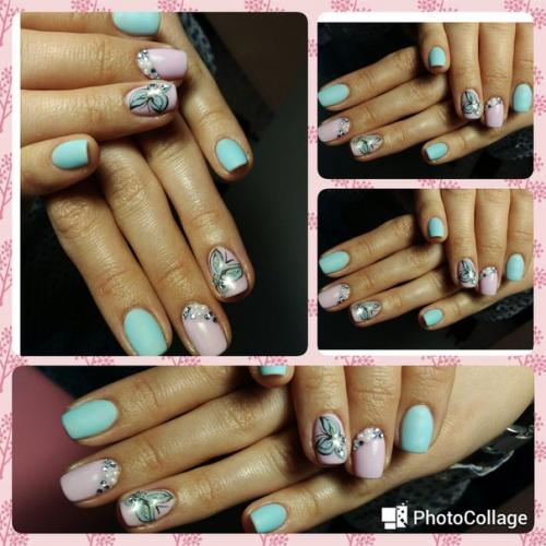 Акция!  Маникюр в подарок при выполнении педикюра. 02