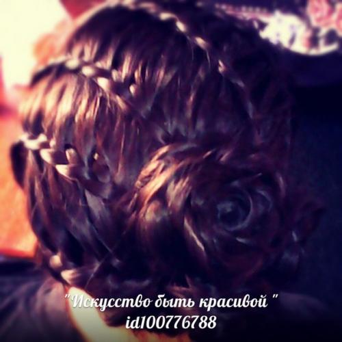 Внимание!  Косоплетение, прически, макияж, маникюр! 01