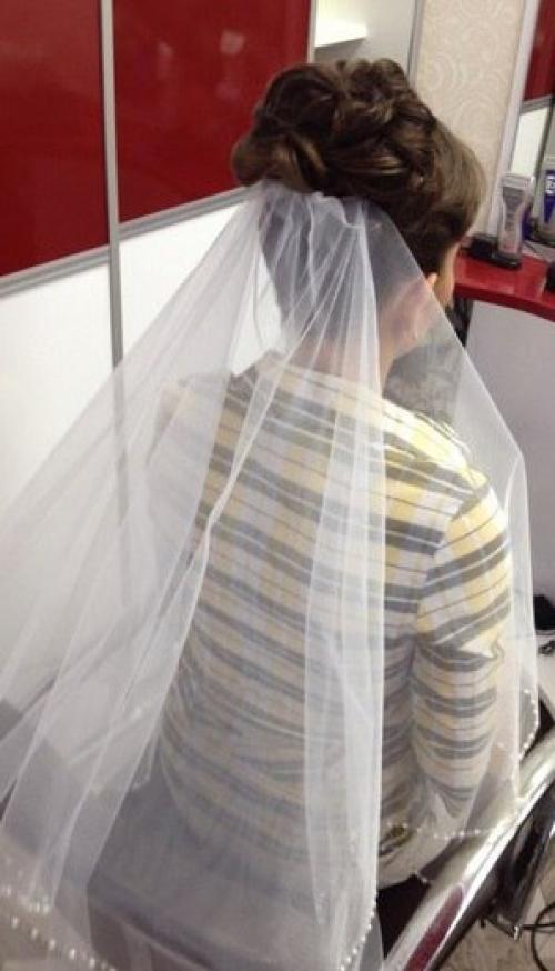 Свадебная прическа макияж от справчиковой Анастасии наши мастера творят только красоту! 02