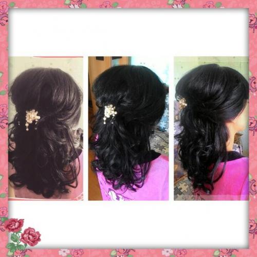 Красоточки!  Прически, по желанию полный образ с макияжем к любому поводу! 05