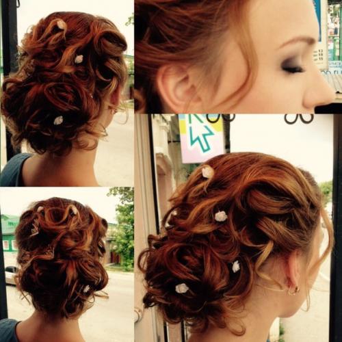 Наши выпускницы?  1- Прическа мастер балтайс Елена. 05