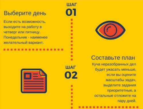 Советы, как облегчить выход из отпуска. 01 Советы, как облегчить выход из отпуска. 01