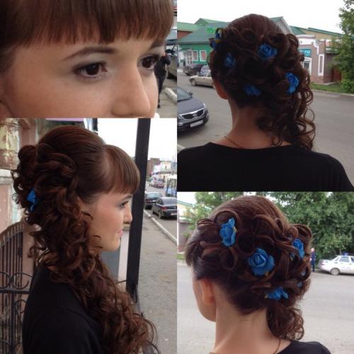 Наши выпускницы?  1- Прическа мастер балтайс Елена. 03