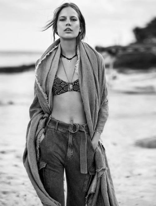 Kaki Story: Элизабет эрм в фотосессии Сэма хендела для Glamour France August 2015. 05