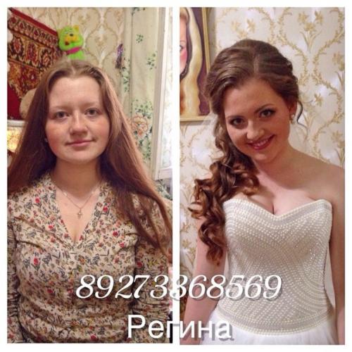 Прически - макияж - свадьба Регина. 05