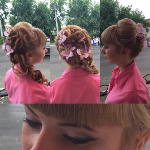 Наши выпускницы?  1- Прическа мастер балтайс Елена. 01