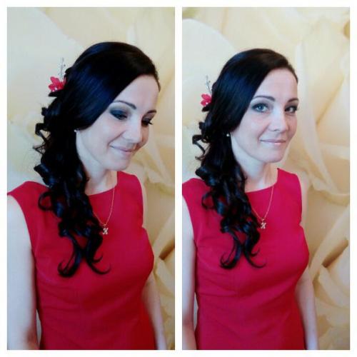 Прическа макияж для любого праздника! 01